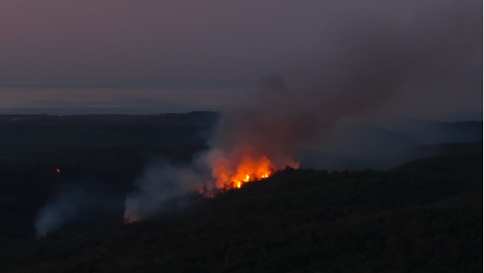 Beykoz'da orman yangını. Kontrol altına alındı, başka bölgeden alevler yükseldi